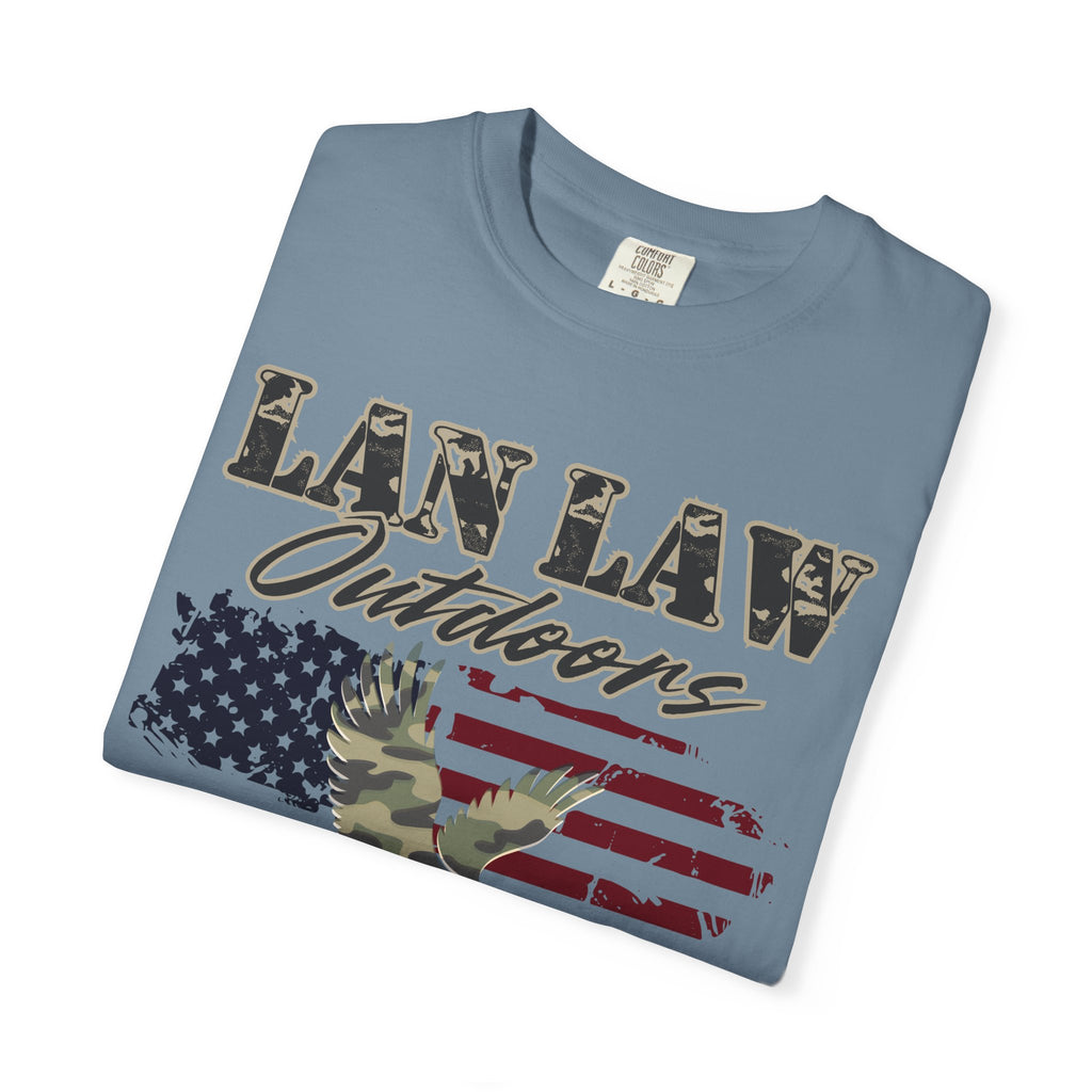 American Flag & Camo Eagle Tee