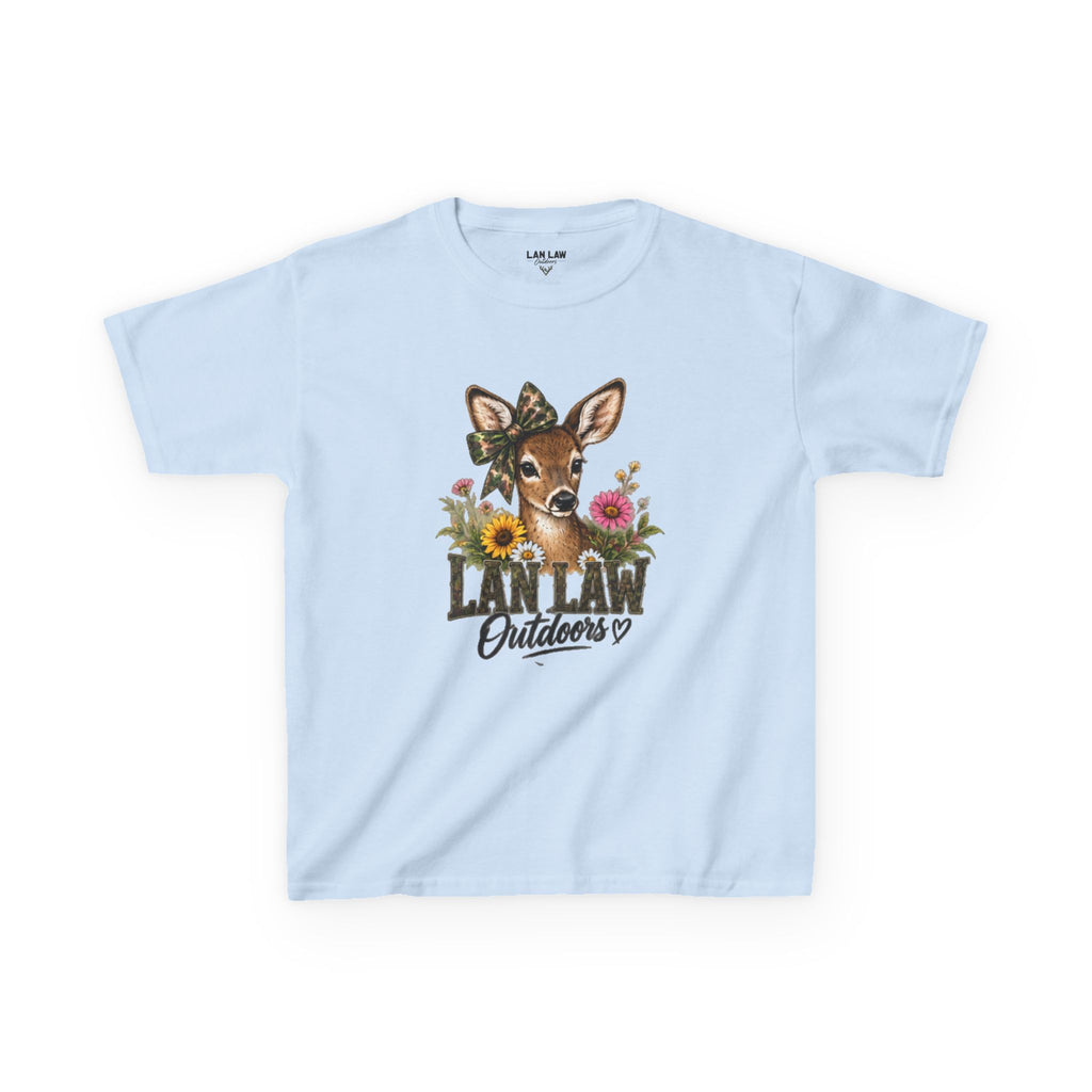 Deer Floral Graphic Shirt