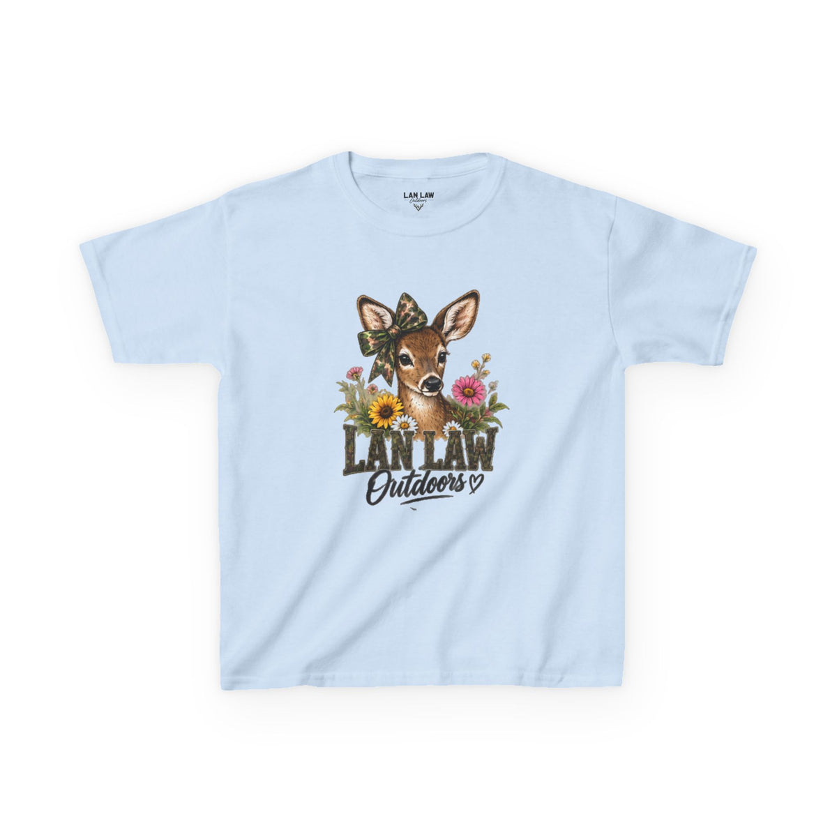 Deer Floral Graphic Shirt