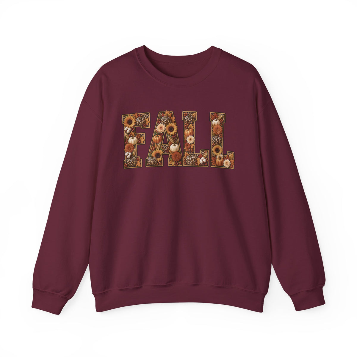 Fall Floral Crewneck Sweatshirt