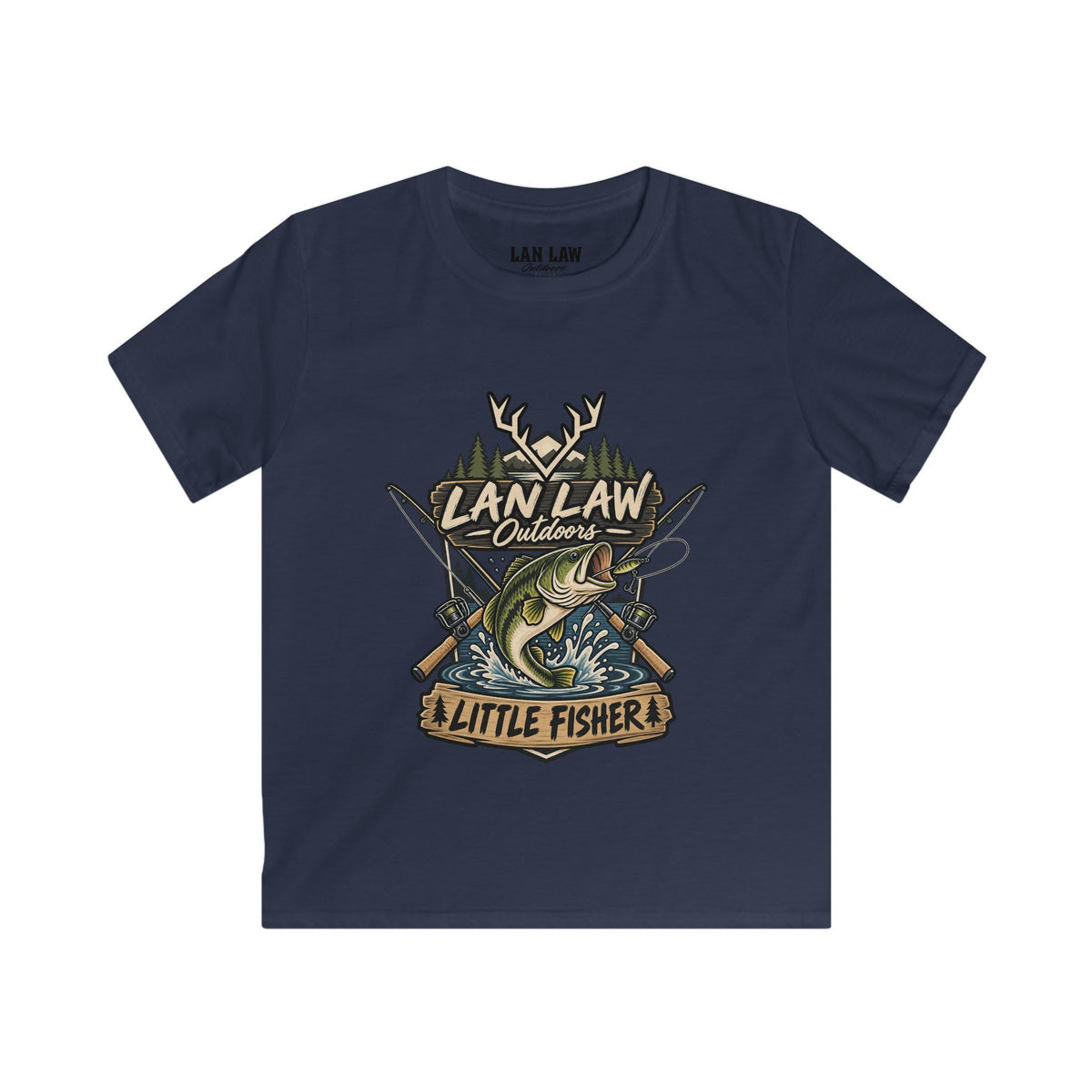 "Little Fisher" Outdoor Fishing Tee