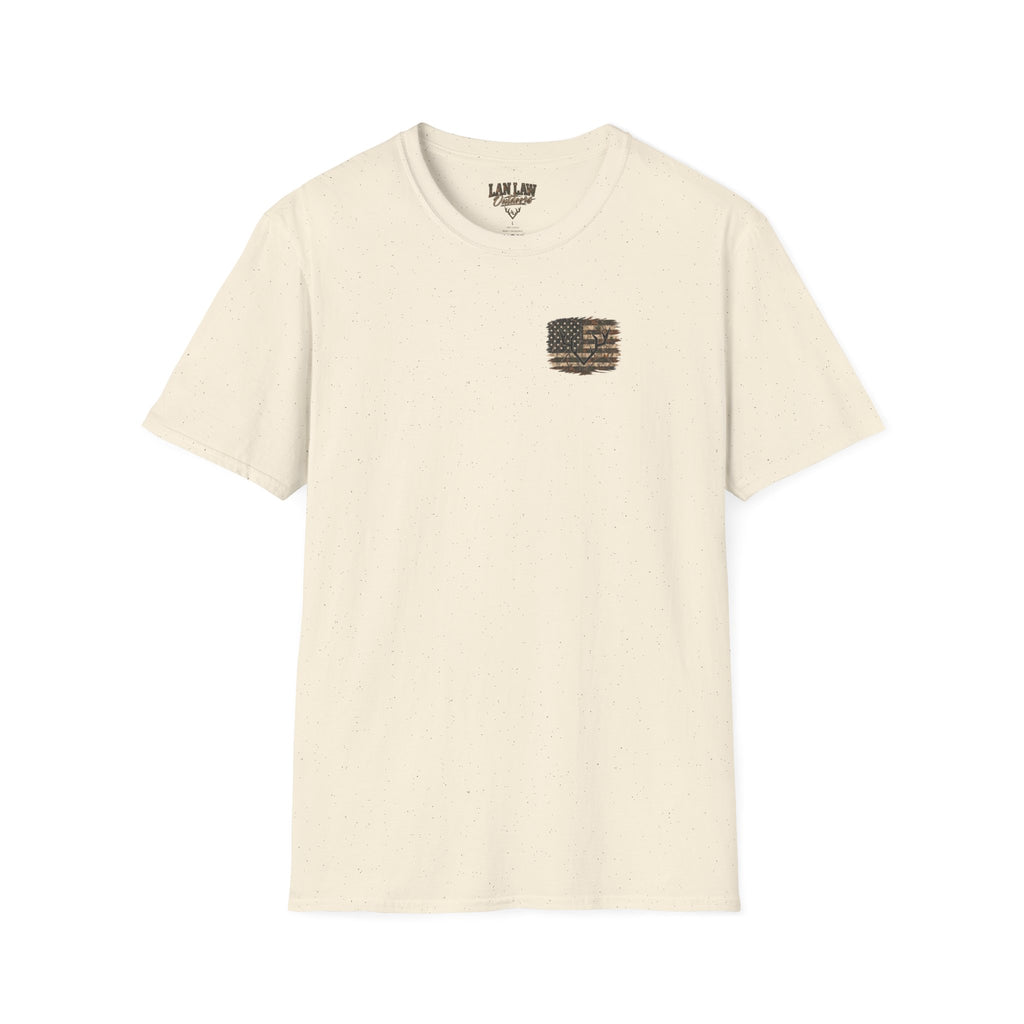 Distressed American Flag Tee