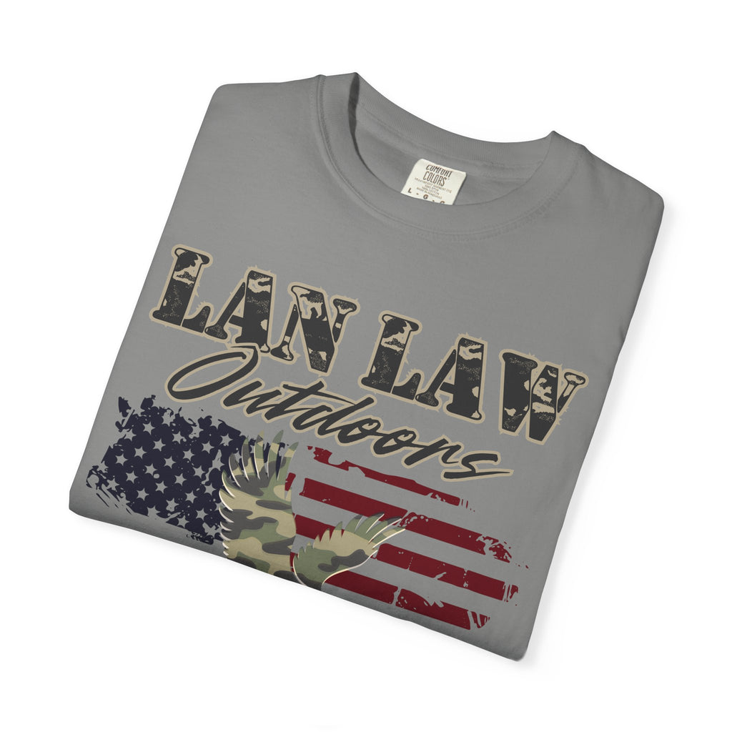 American Flag & Camo Eagle Tee
