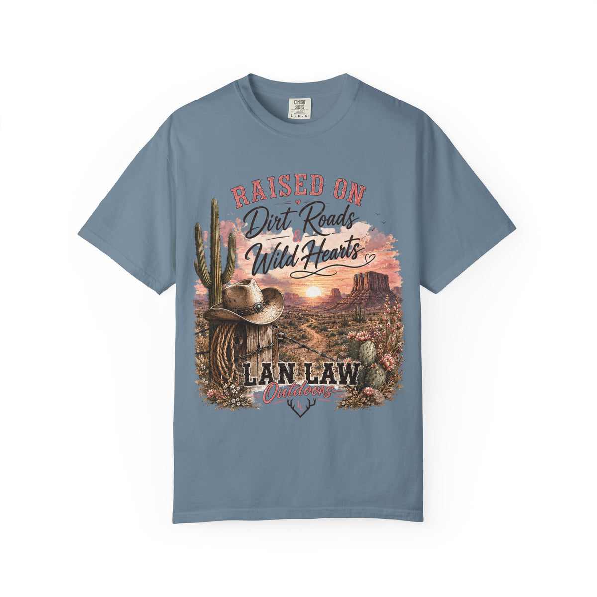 Raised on Dirt Roads Wild Hearts T-Shirt