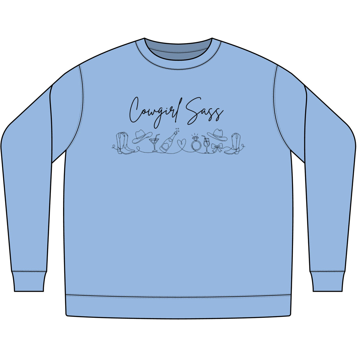 Midweight Pigment-dyed Crewneck Sweatshirt