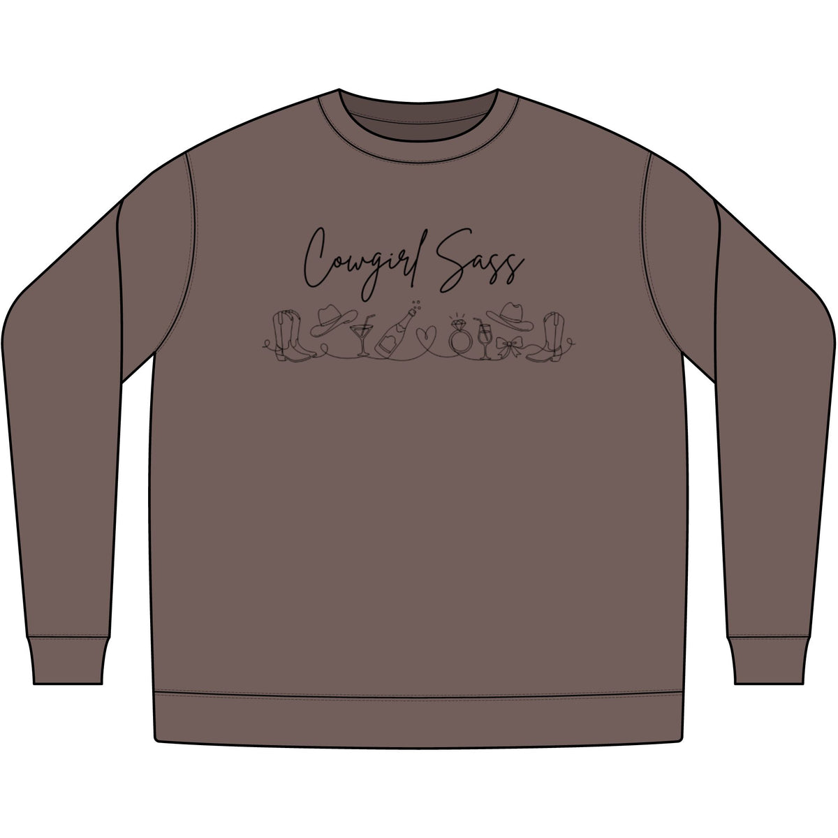 Midweight Pigment-dyed Crewneck Sweatshirt