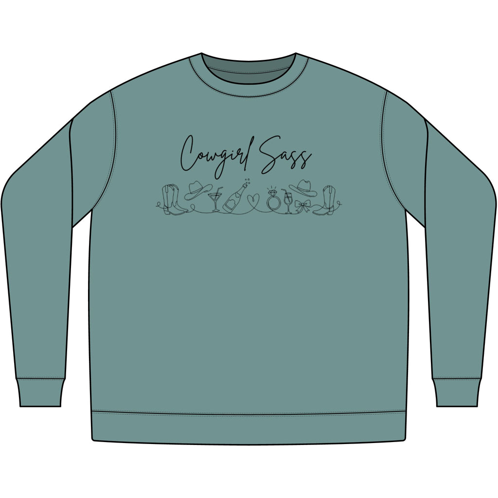 Midweight Pigment-dyed Crewneck Sweatshirt