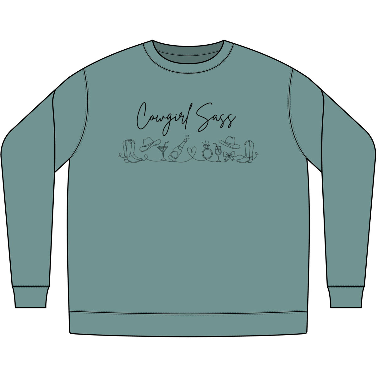 Midweight Pigment-dyed Crewneck Sweatshirt