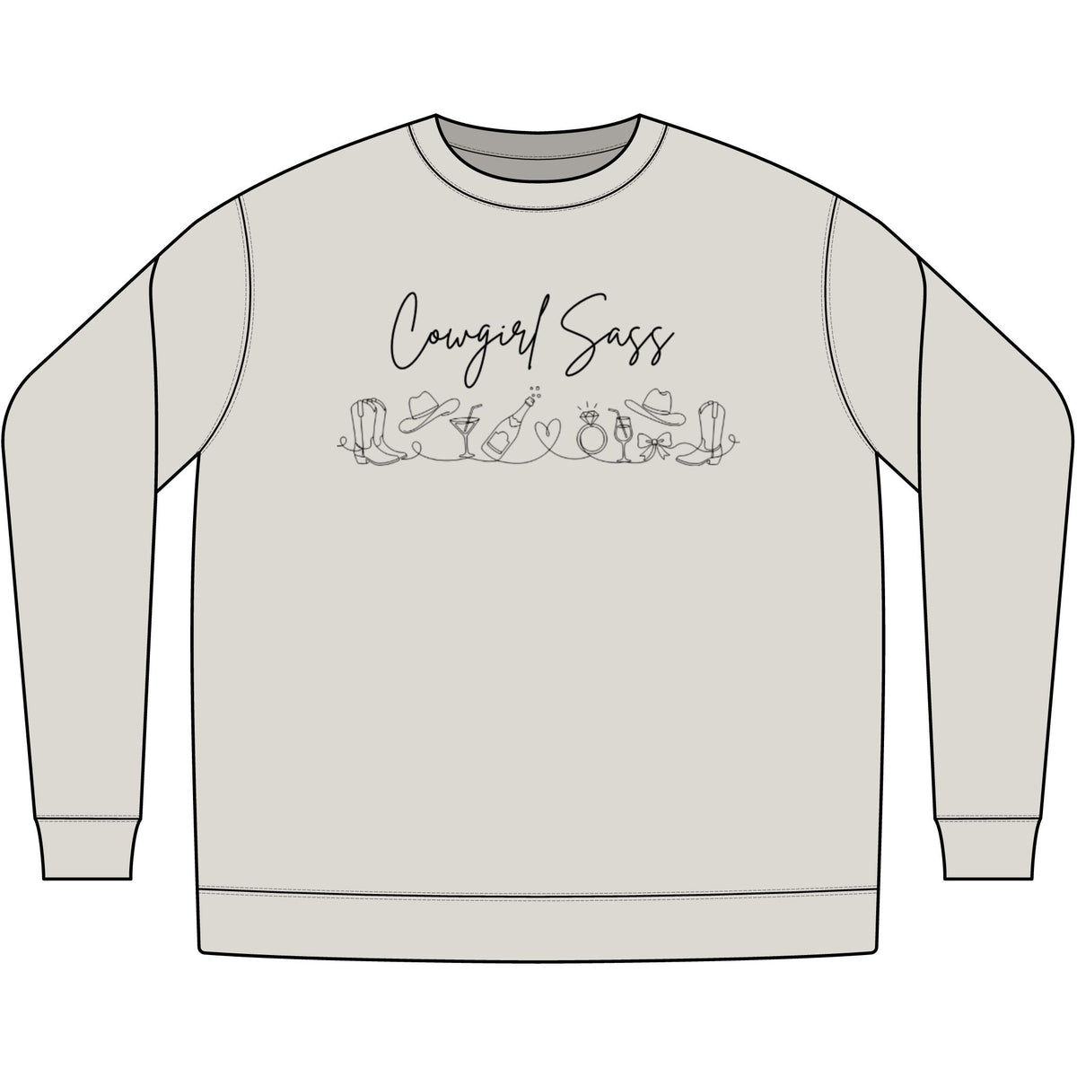 Midweight Pigment-dyed Crewneck Sweatshirt
