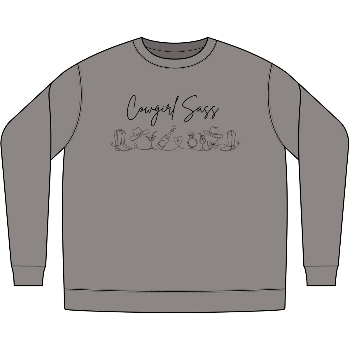 Midweight Pigment-dyed Crewneck Sweatshirt