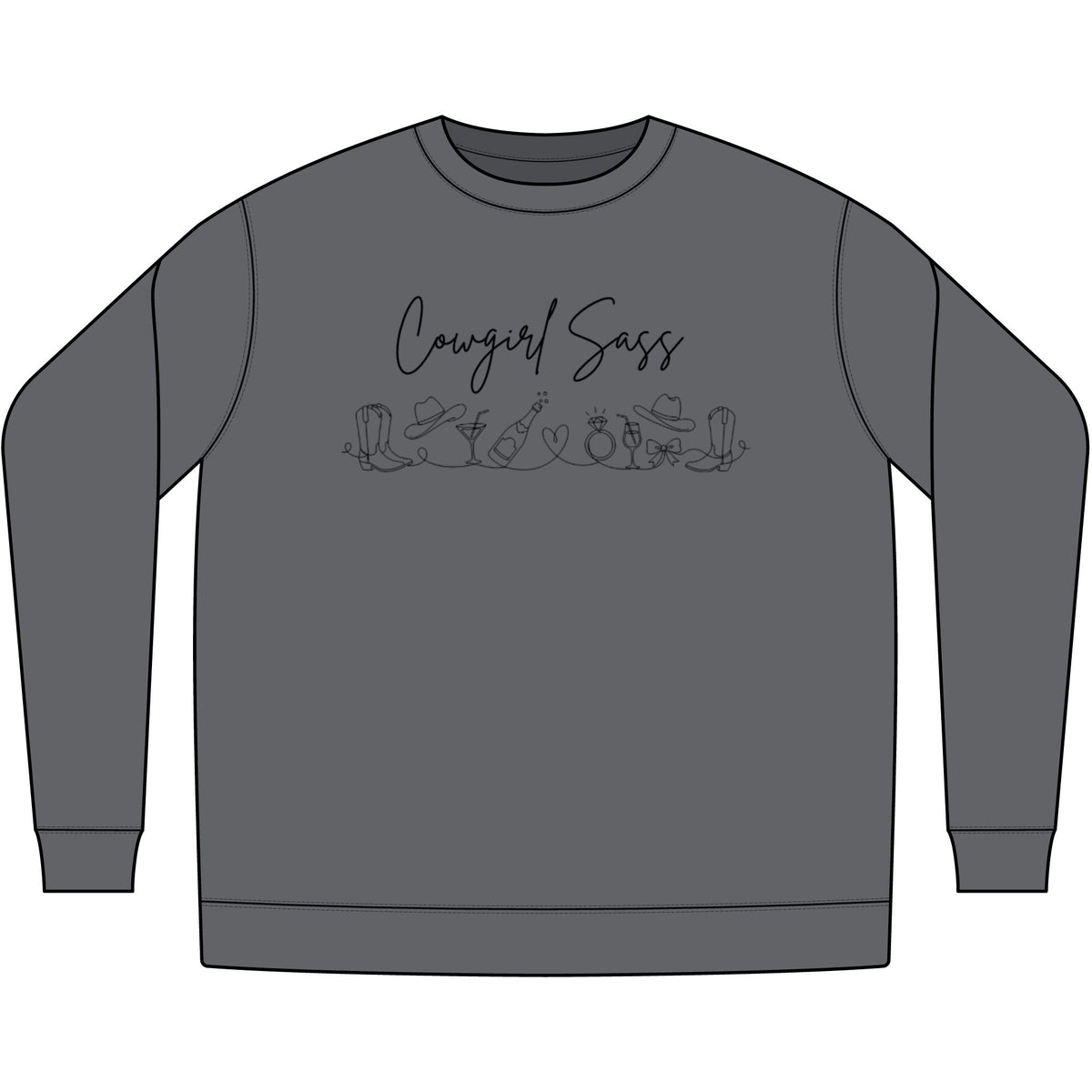 Midweight Pigment-dyed Crewneck Sweatshirt