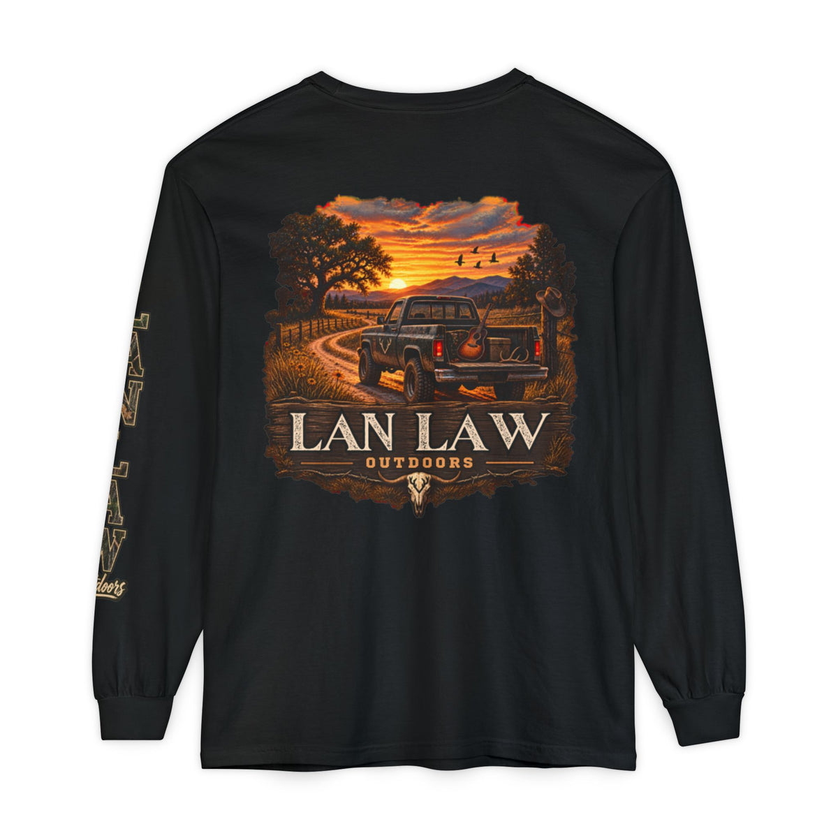 Sunset Truck Long Sleeve Tee