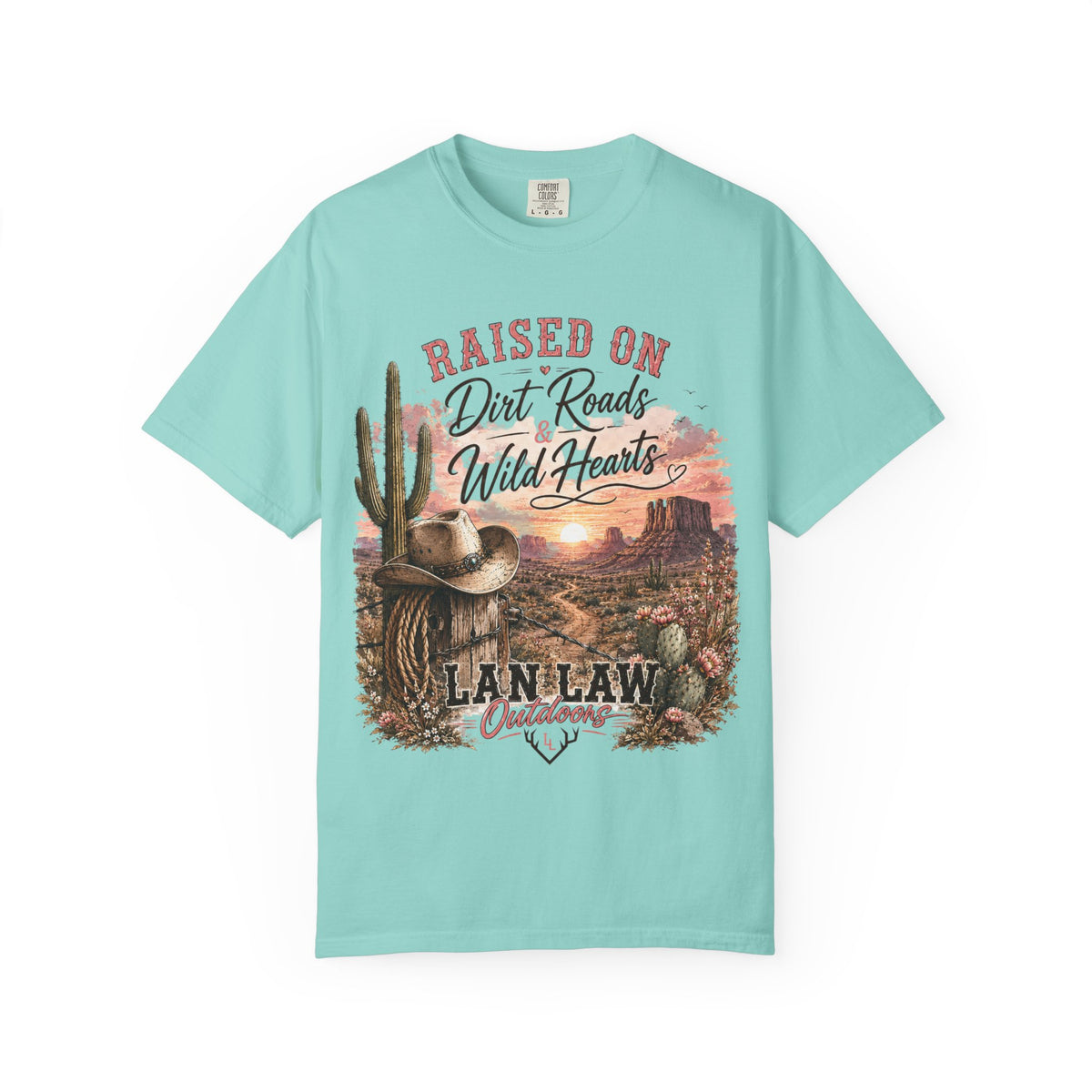 Raised on Dirt Roads Wild Hearts T-Shirt