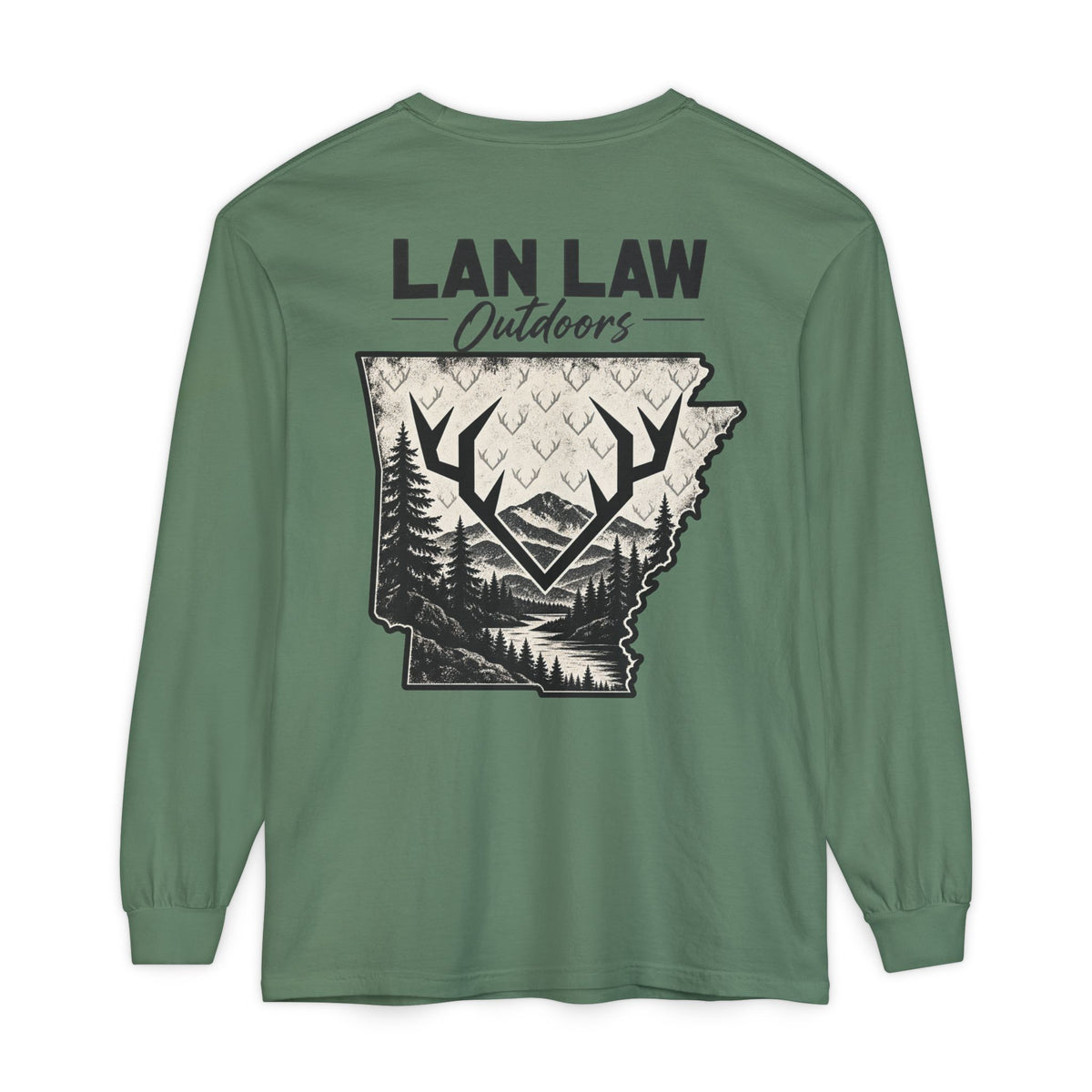 Arkansas Deer Antler Long Sleeve Tee