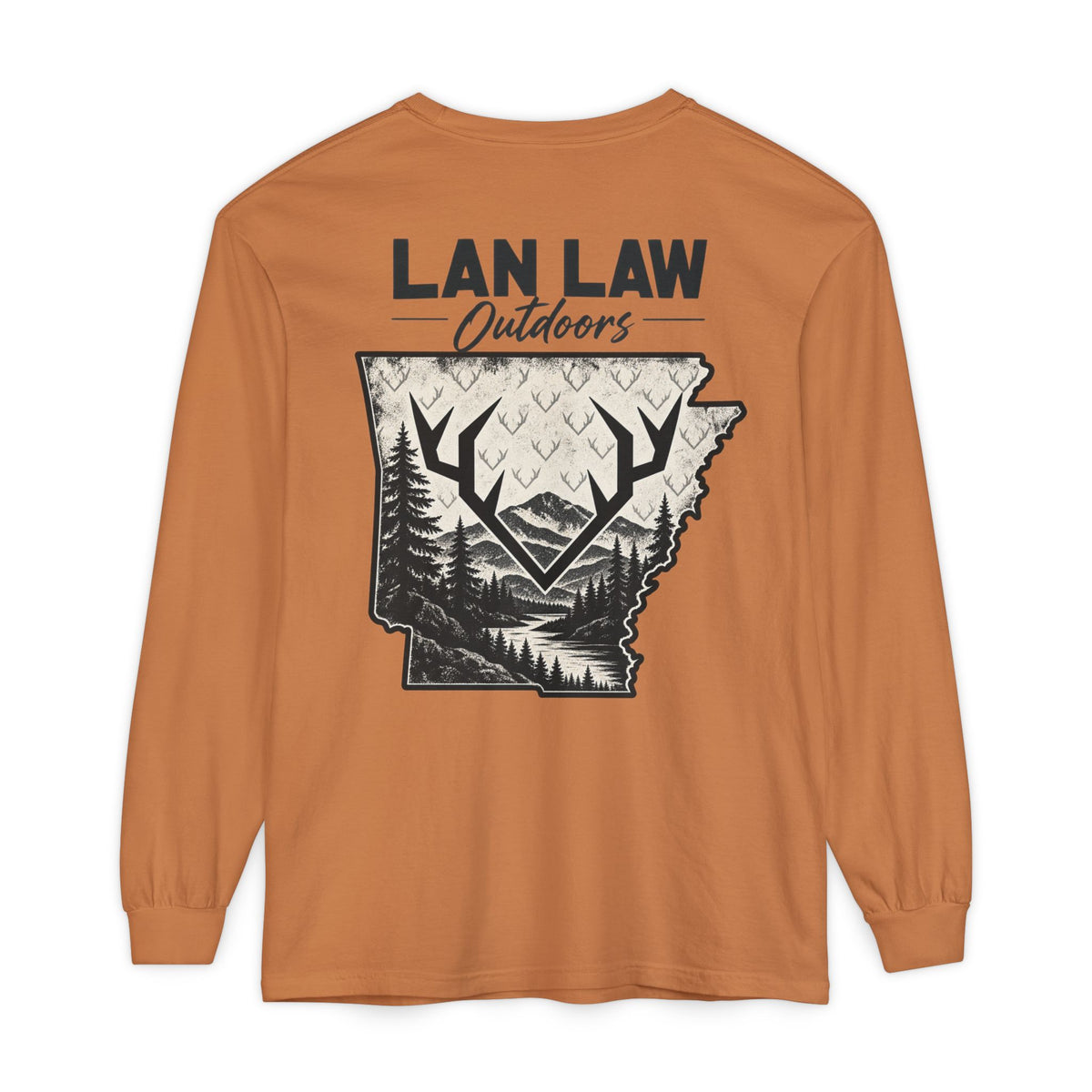 Arkansas Deer Antler Long Sleeve Tee