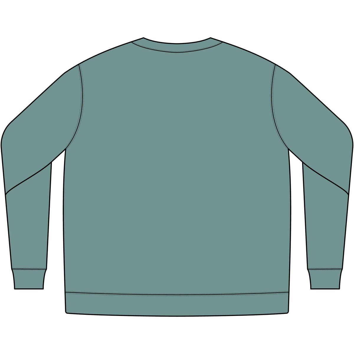 Midweight Pigment-dyed Crewneck Sweatshirt