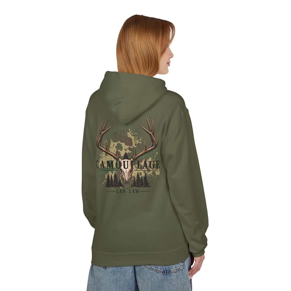 Camouflage Antlers Hoodie — 'Camouflage' Graphic Hunter Hoodie