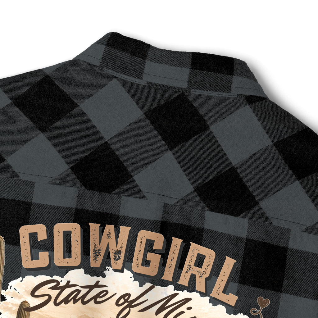 Cowgirl State of Mind Plaid Flannel Shirt