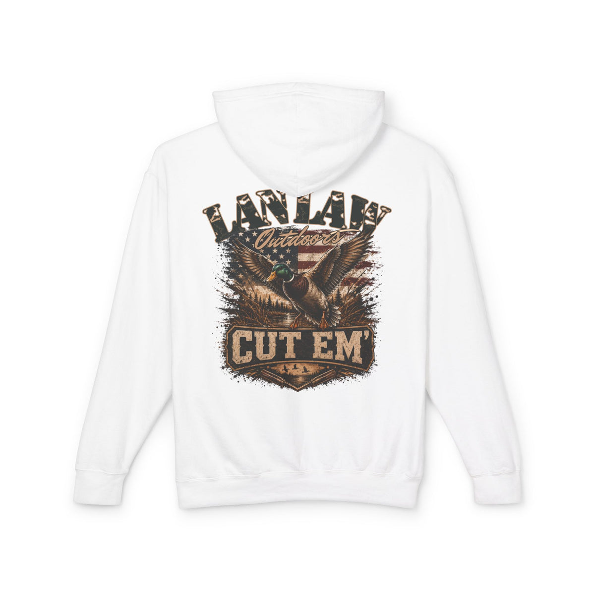 'Cut 'Em' Vintage Duck Hoodie
