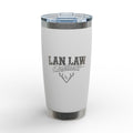 Lan Law Outdoors Engraved 20oz Tumbler — Stainless Travel Coffee Cup