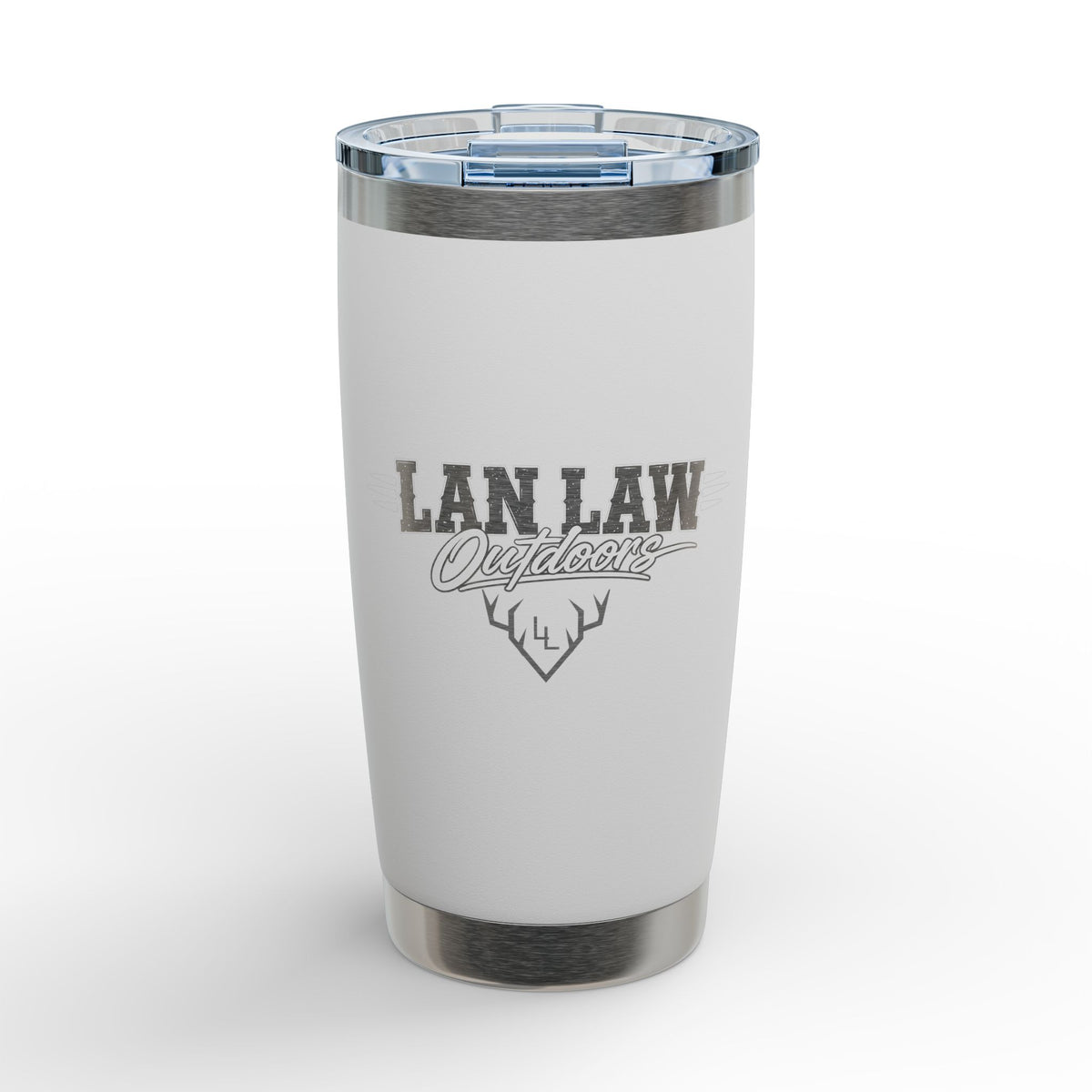 Lan Law Outdoors Engraved 20oz Tumbler — Stainless Travel Coffee Cup