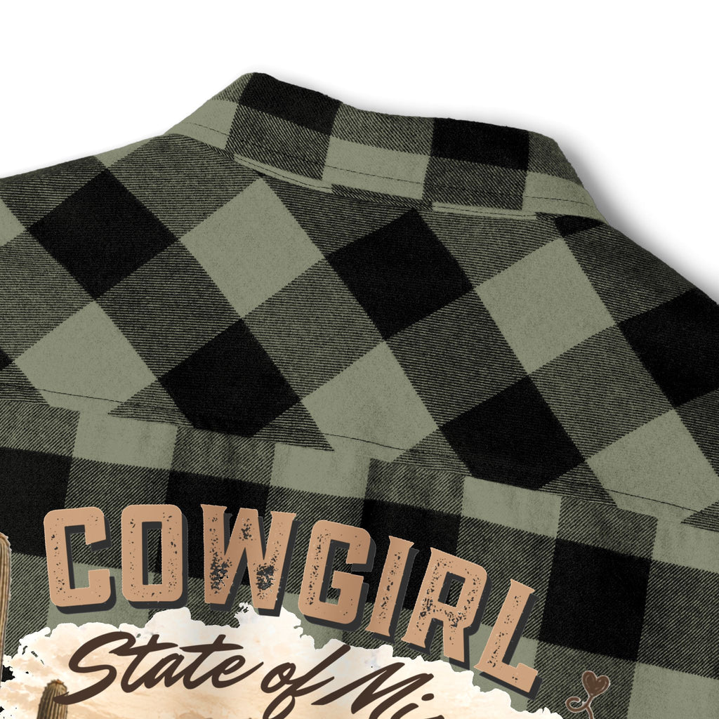 Cowgirl State of Mind Plaid Flannel Shirt