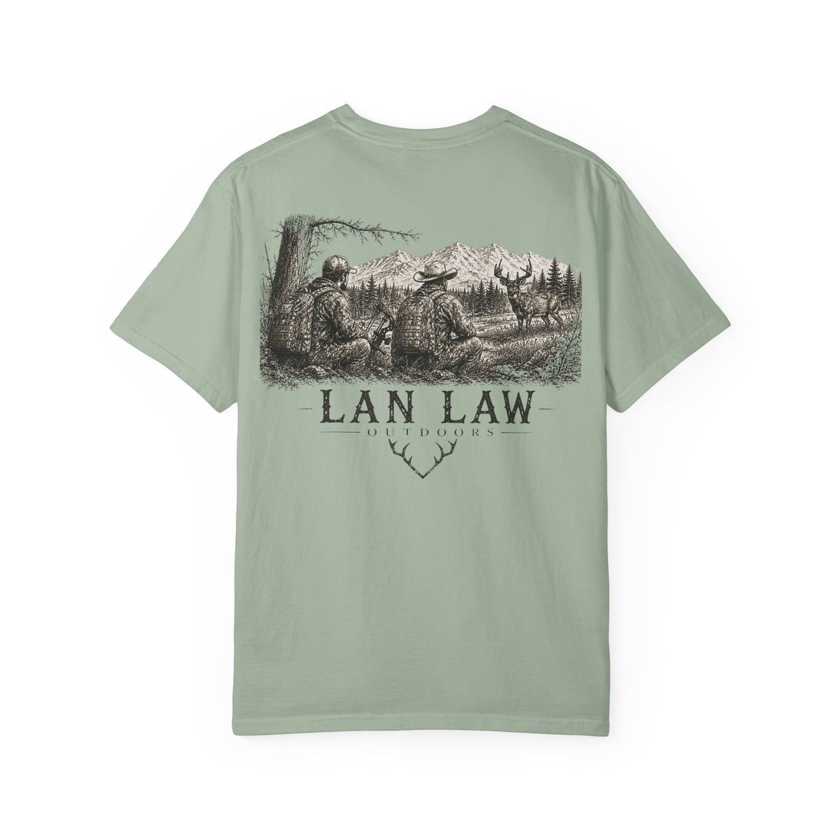 Mountain Hunting Scene