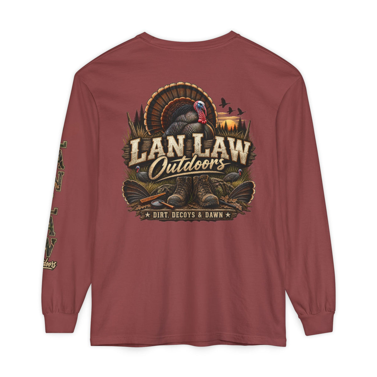 Lanlaw Outdoors Turkey Long Sleeve Tee