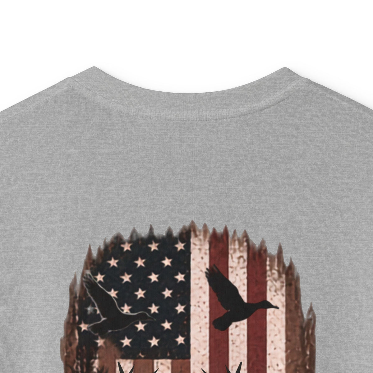 Camo American Flag Hunting Tee