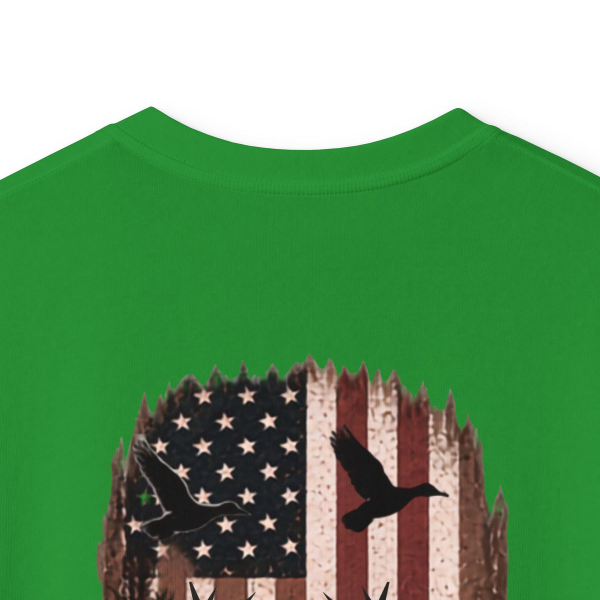 Camo American Flag Hunting Tee