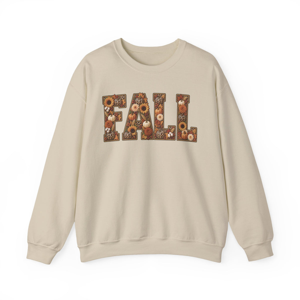 Fall Floral Crewneck Sweatshirt