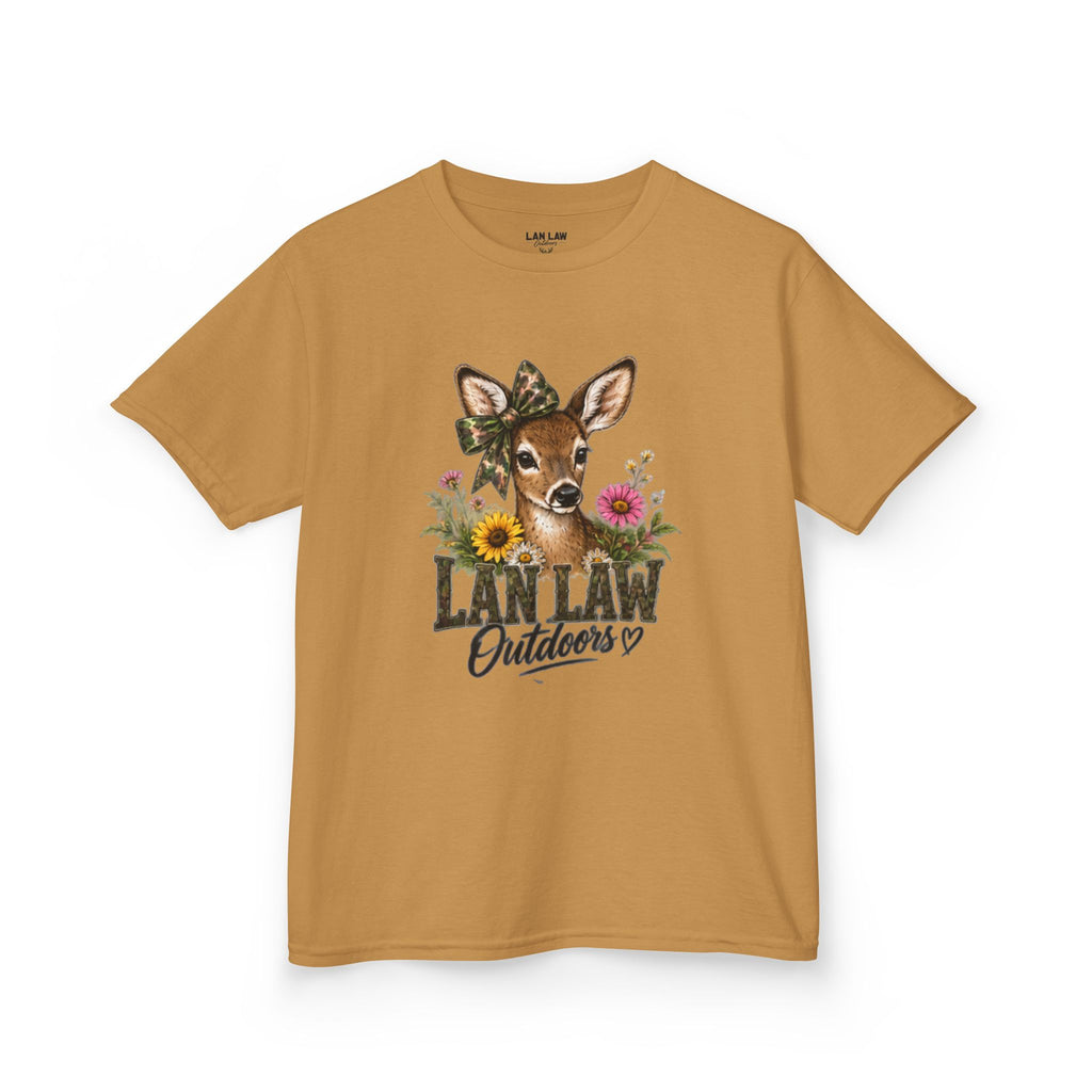 Deer Floral Graphic Shirt