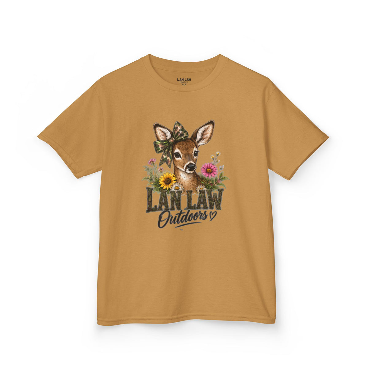Deer Floral Graphic Shirt