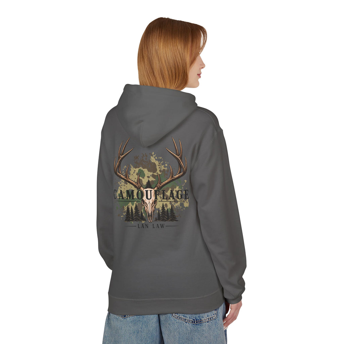 Camouflage Antlers Hoodie — 'Camouflage' Graphic Hunter Hoodie