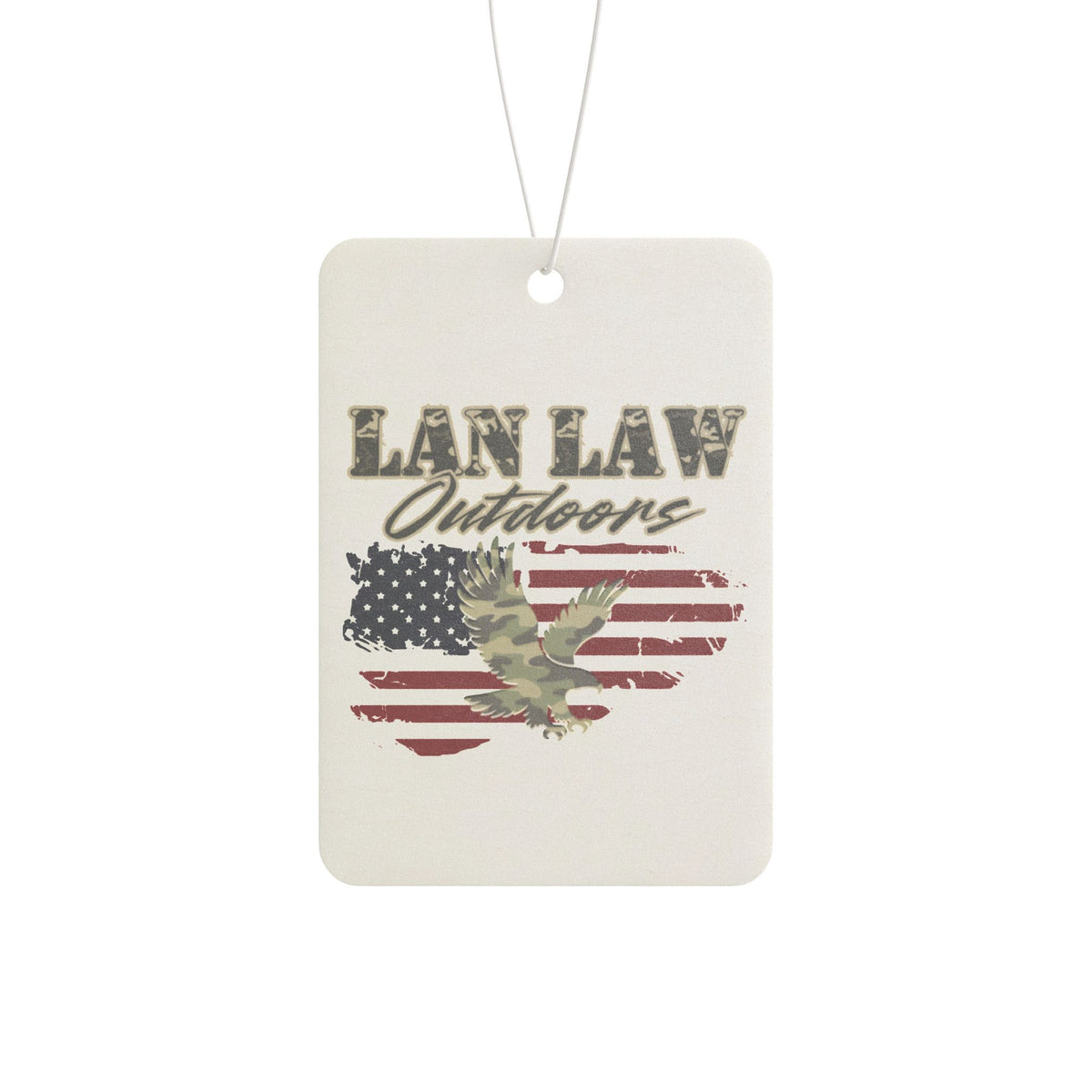 American Flag Camo Car Air Freshener