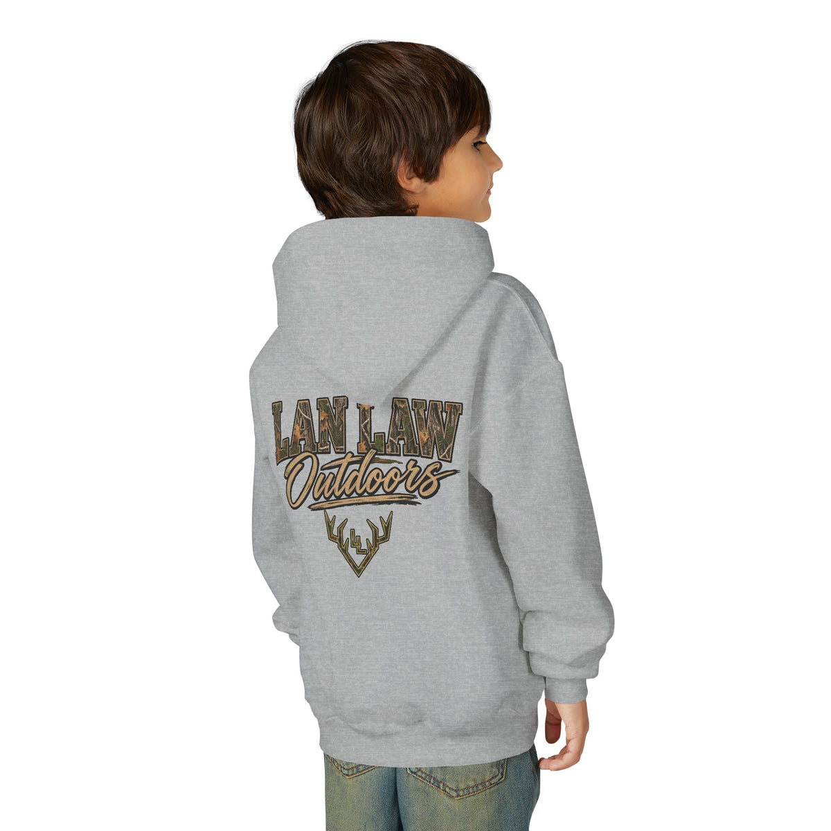 Camo Deer Antler Logo