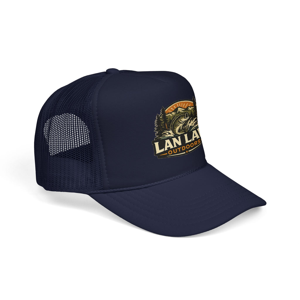 Vintage Fishing Logo Trucker Hat