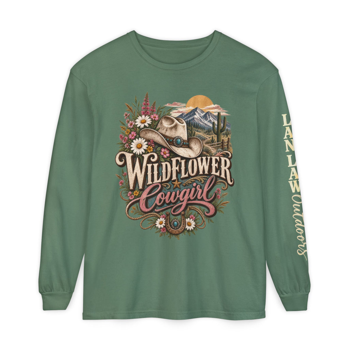 Wildflower Cowgirl Long Sleeve Tee