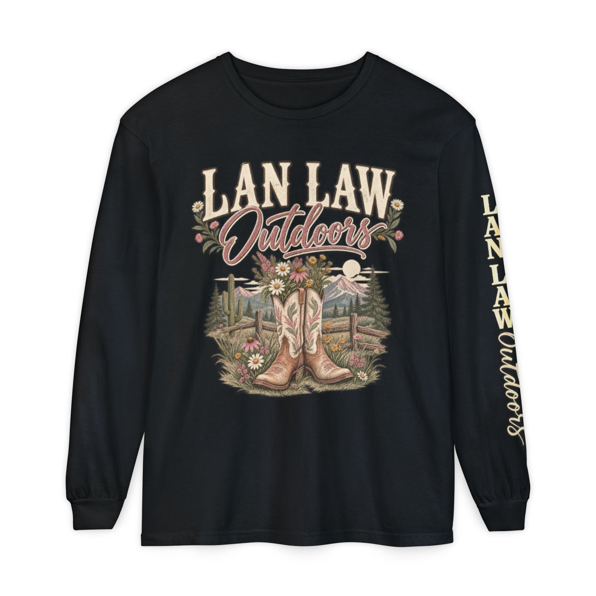 Cowgirl Boots Long Sleeve Tee
