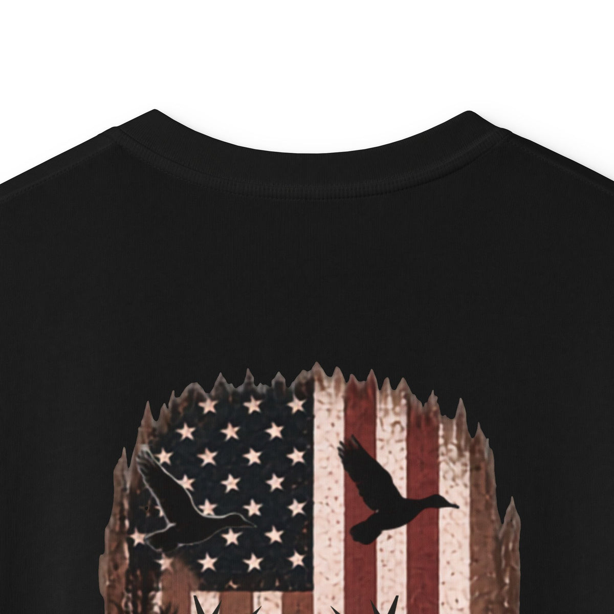 Camo American Flag Hunting Tee