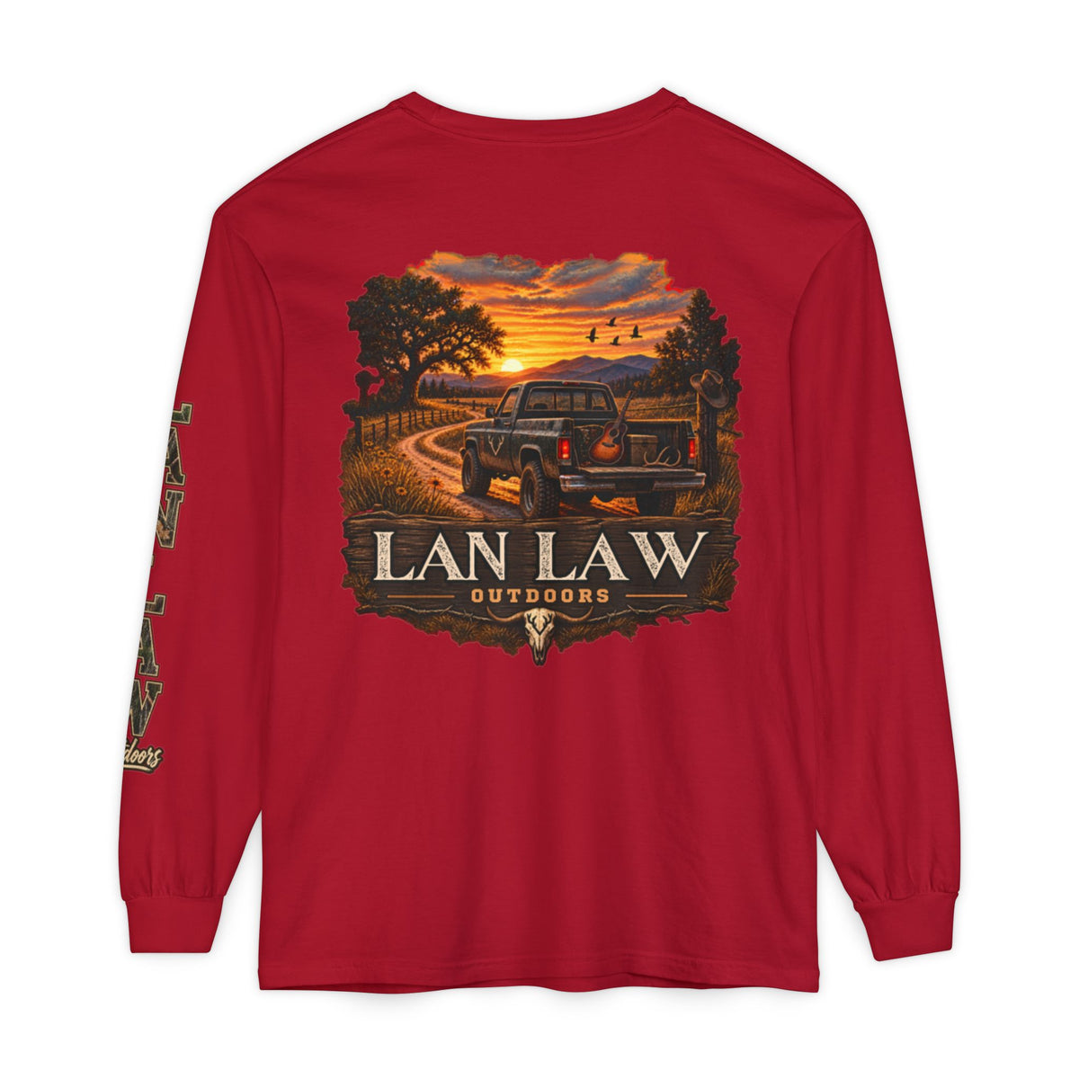 Sunset Truck Long Sleeve Tee