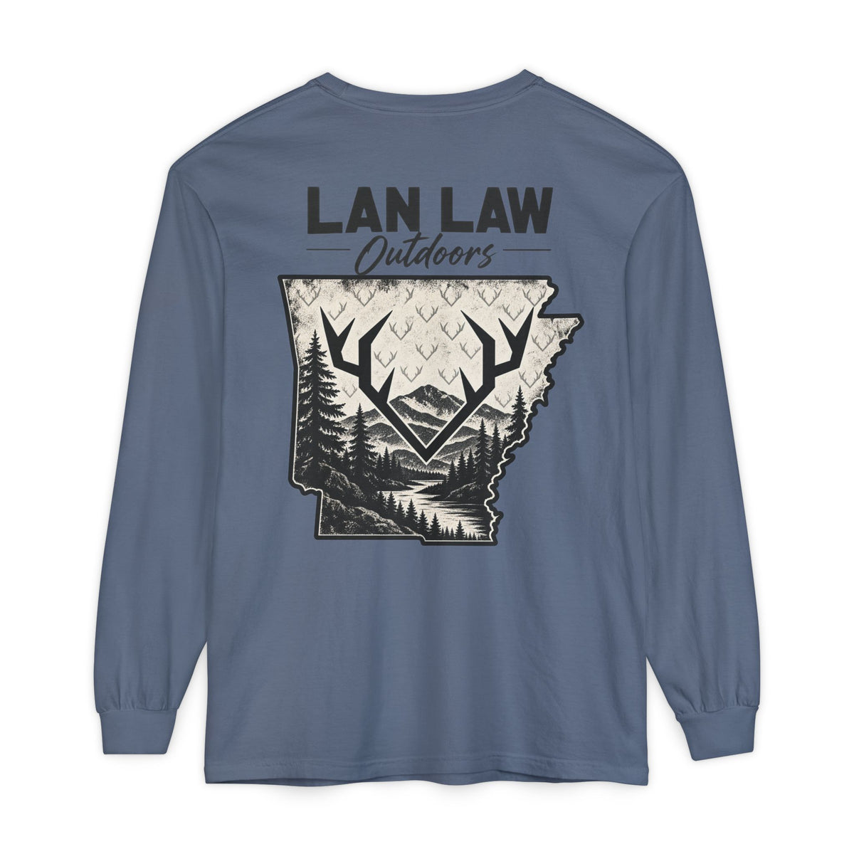 Arkansas Deer Antler Long Sleeve Tee