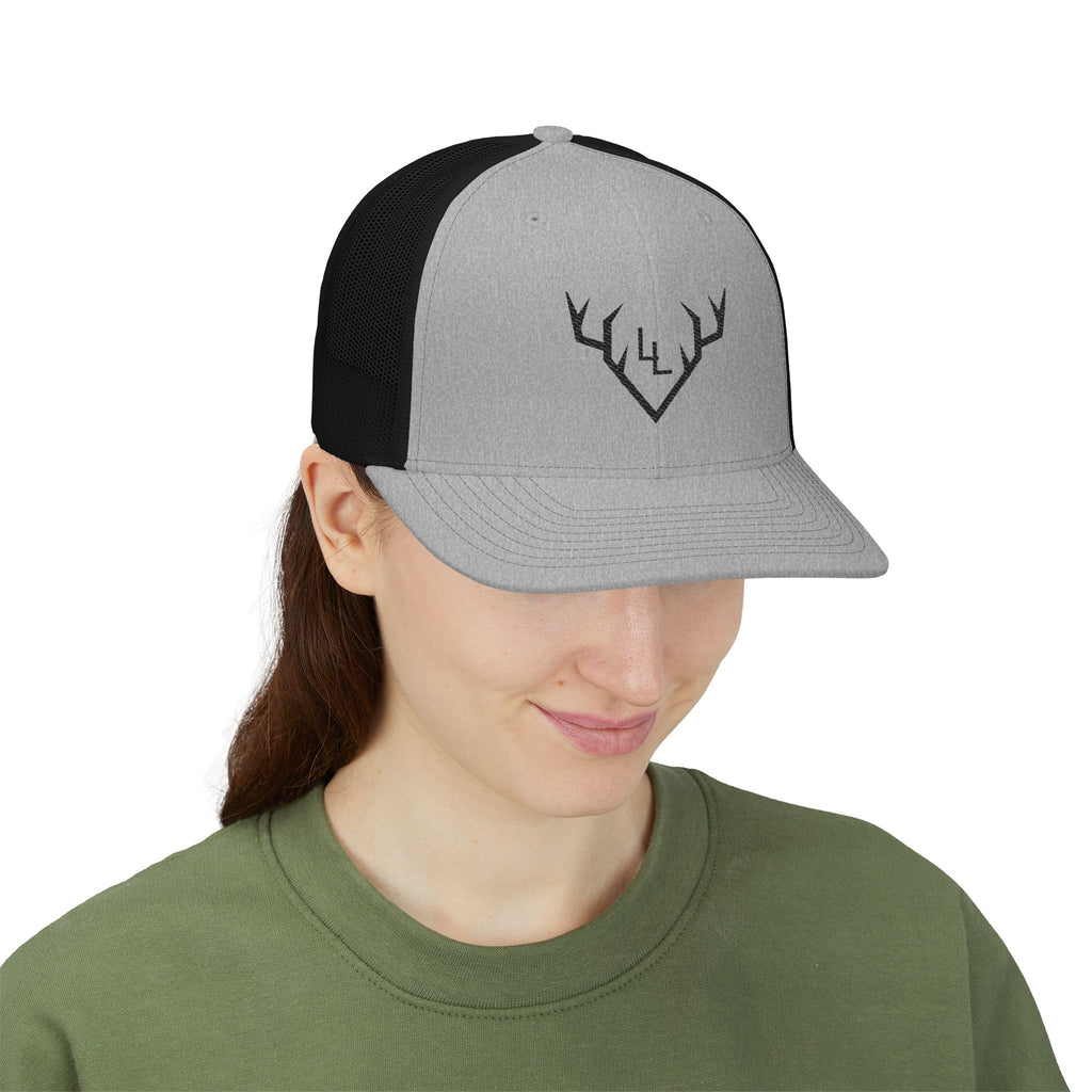 Antler Logo Snapback Trucker Cap