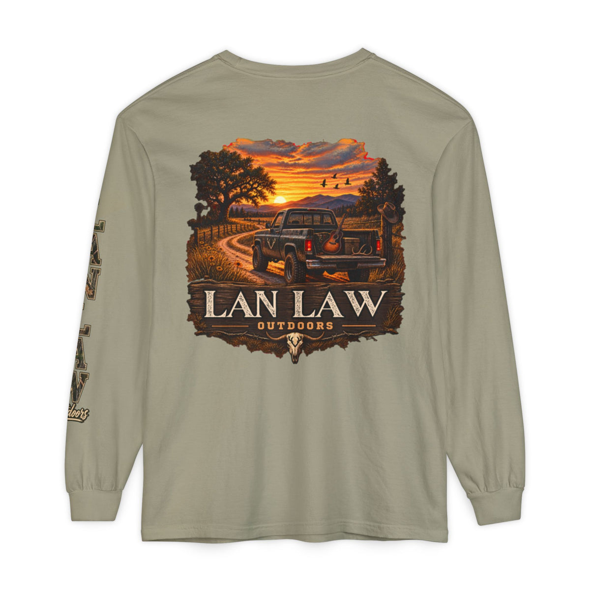 Sunset Truck Long Sleeve Tee