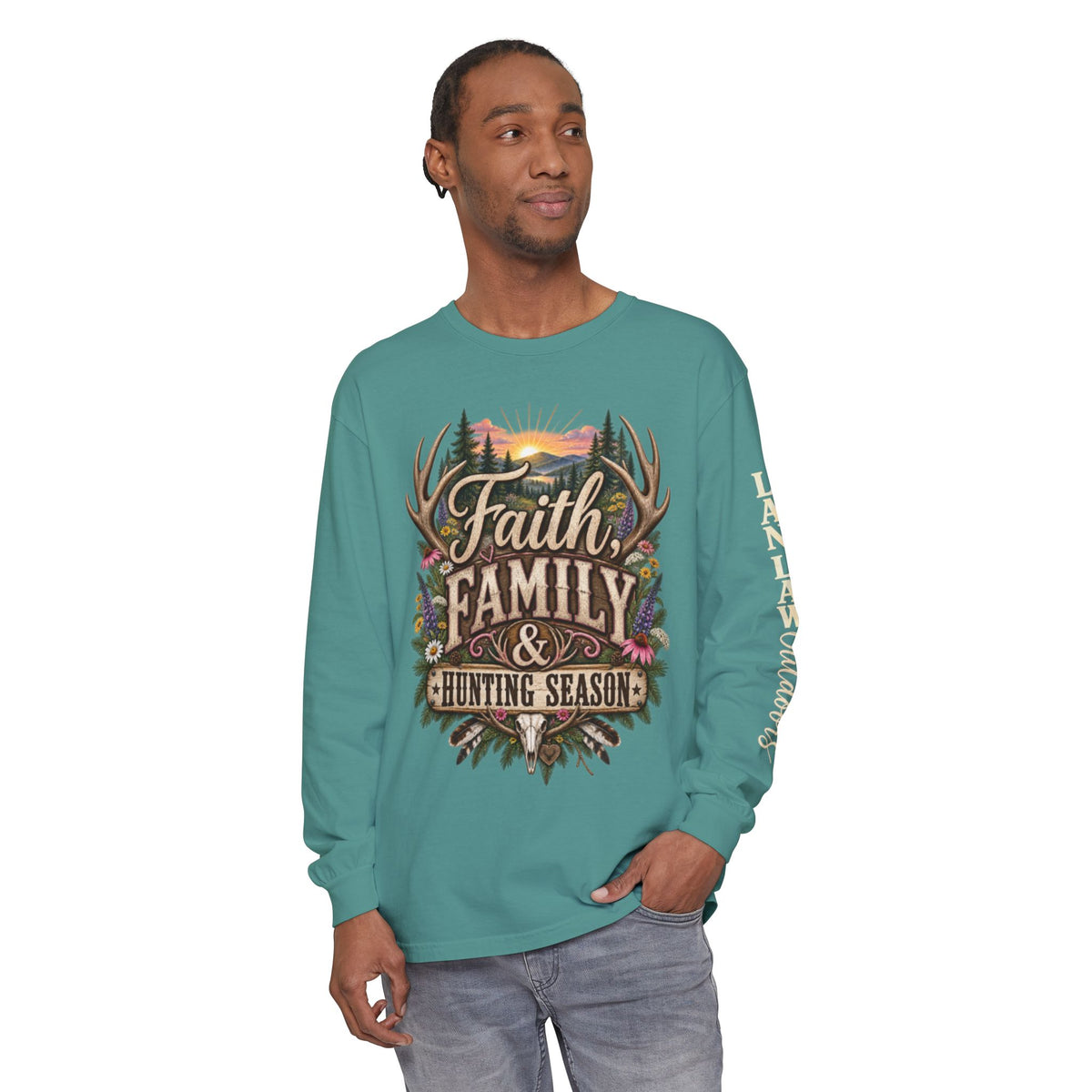 Faith, Family & Hunting Long Sleeve Tee