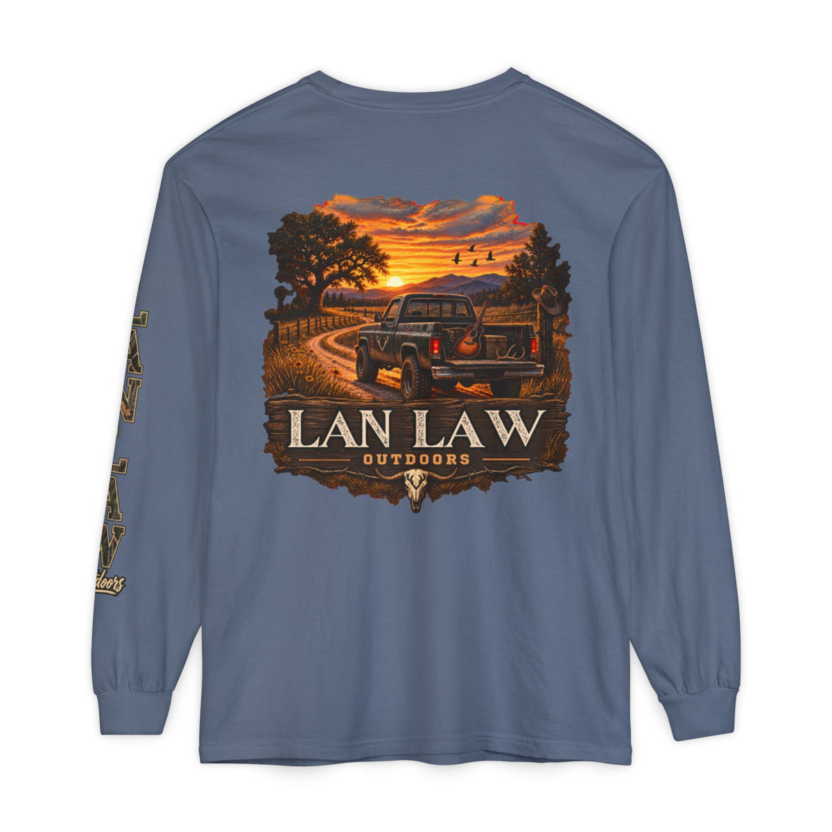 Sunset Truck Long Sleeve Tee