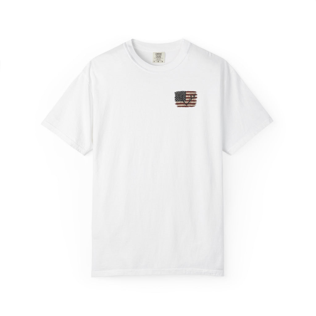 All Glory to Him Deer Skull Cross Tee