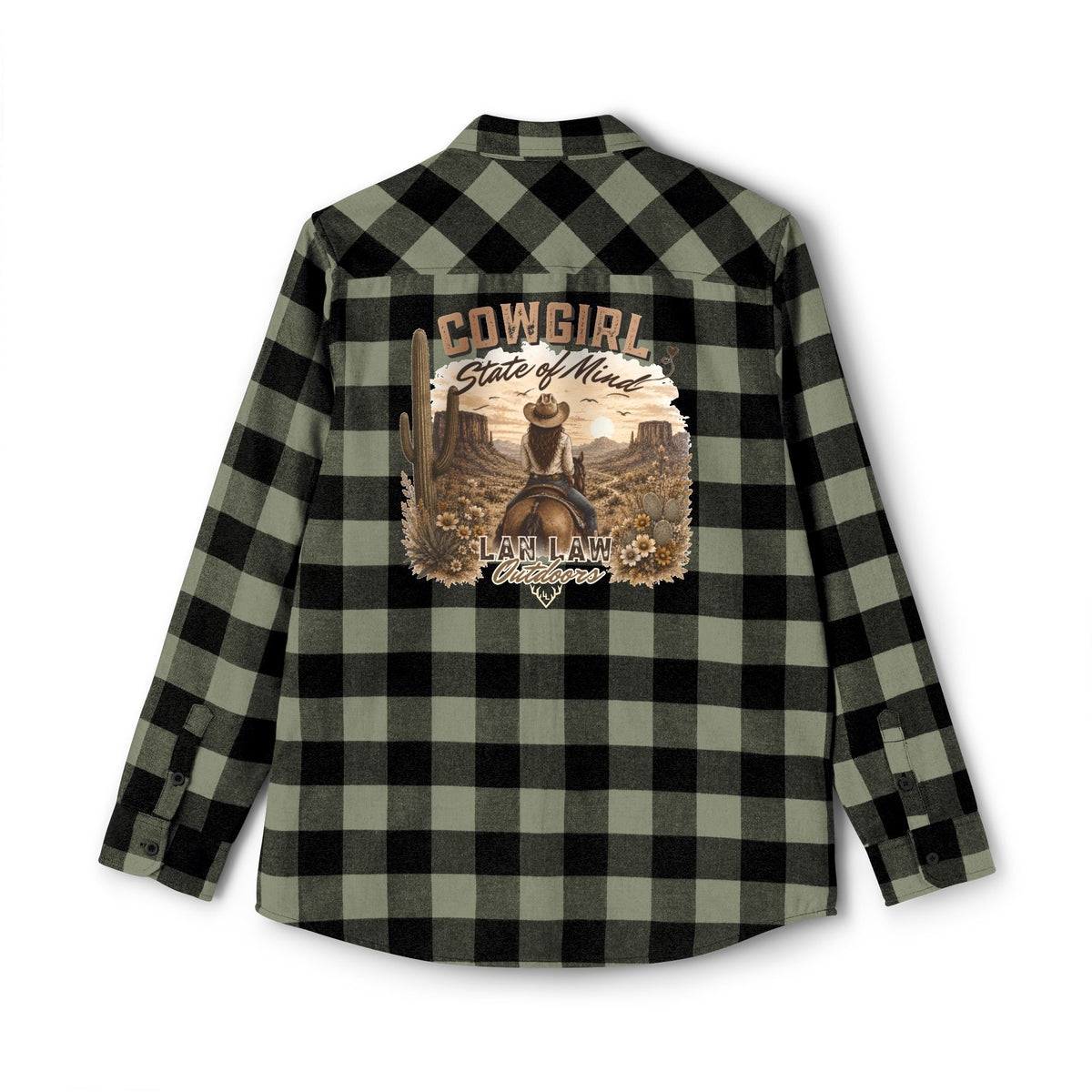 Cowgirl State of Mind Plaid Flannel Shirt