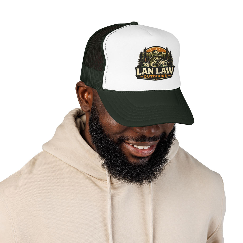 Vintage Fishing Logo Trucker Hat