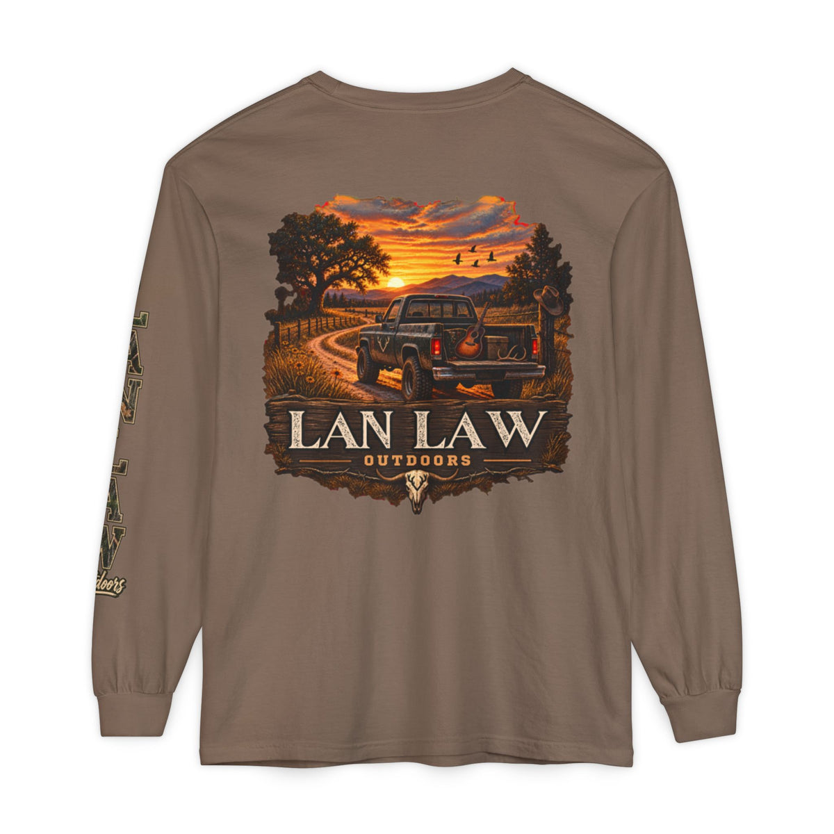 Sunset Truck Long Sleeve Tee